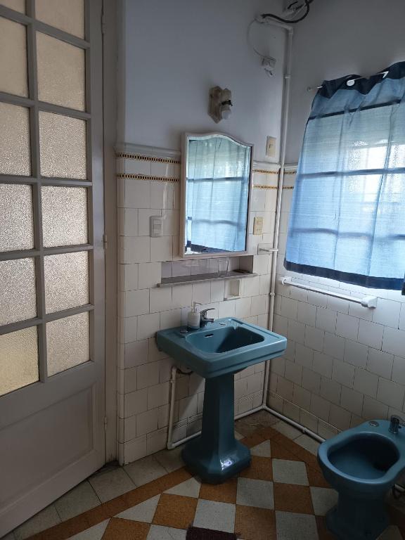 Koupelna v ubytování Casa rosa 4