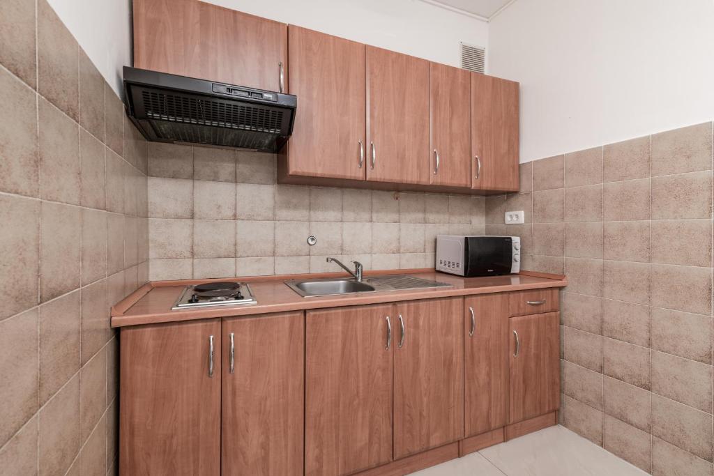 Kuchnia lub aneks kuchenny w obiekcie Apartments with parking spaces Rabac, Labin - 7622
