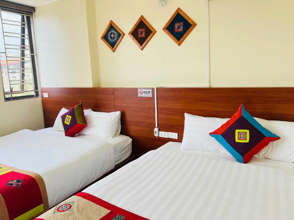 Postel nebo postele na pokoji v ubytování Alu Homestay SaPa