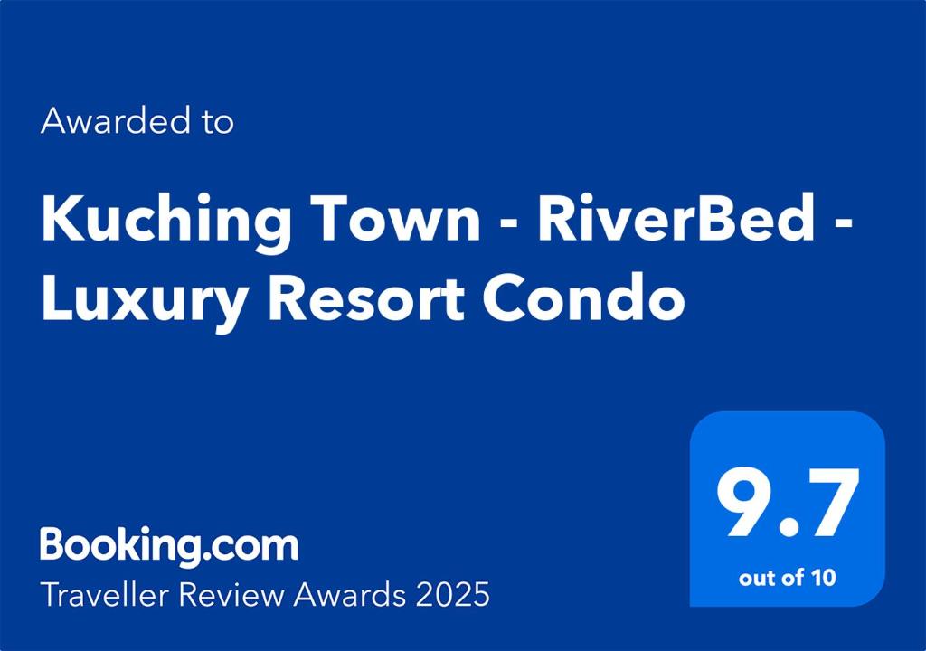 Kuching Town - RiverBed - Luxury Resort Condo的证书、奖牌、标识或其他文件