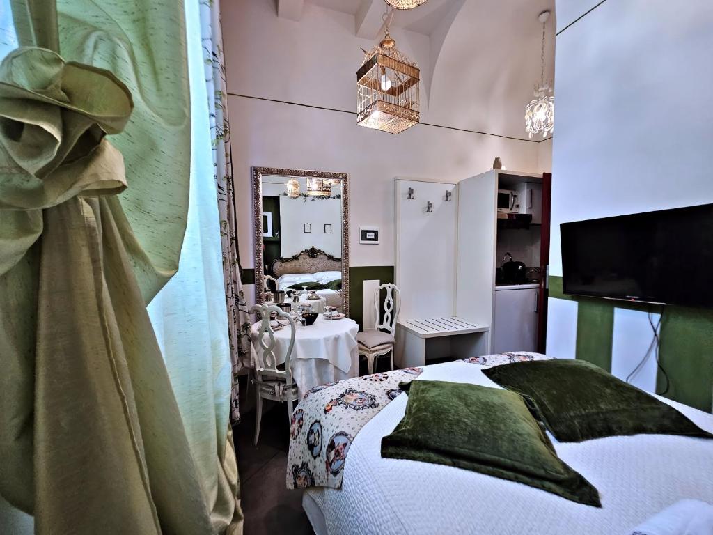 Posteľ alebo postele v izbe v ubytovaní AB Suite Bohèmien B&B