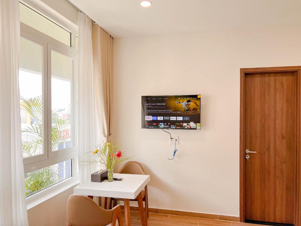 TV a/nebo společenská místnost v ubytování Heyday apartment
