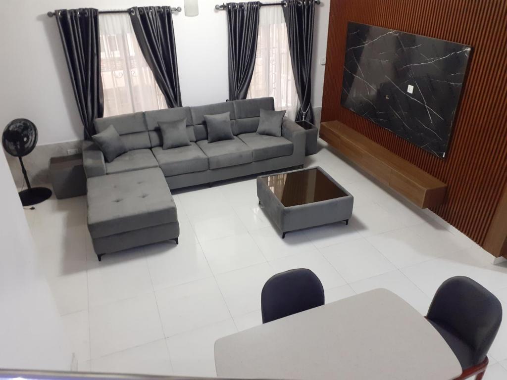 Posezení v ubytování Whitestown apartments