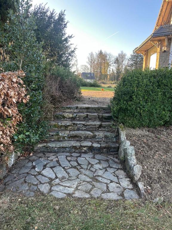 Zahrada ubytování Au repos du Vicomte