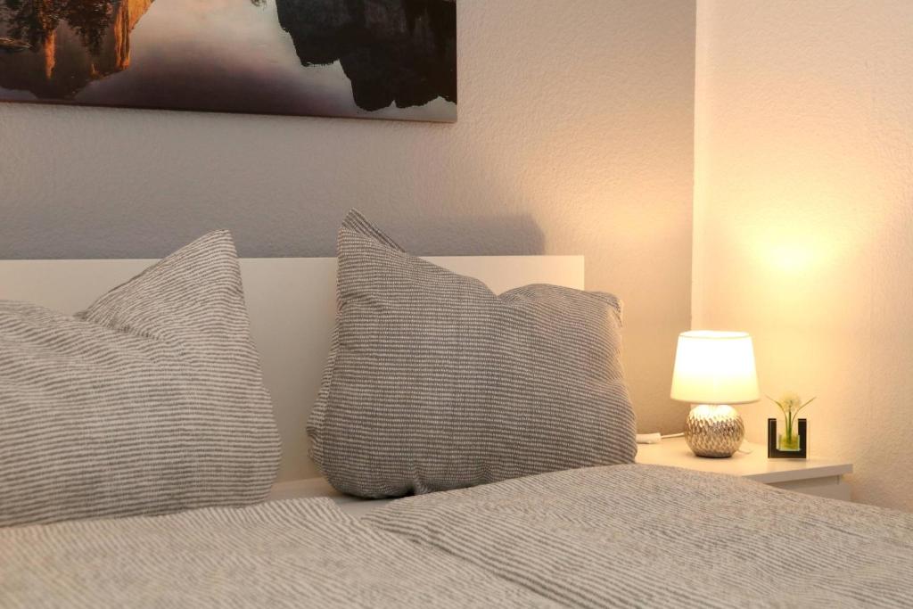 Postel nebo postele na pokoji v ubytování Ferienwohnung Vogler