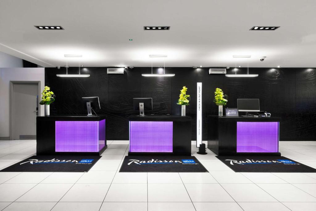 Vstupní hala nebo recepce v ubytování Radisson Blu Hotel, Edinburgh City Centre