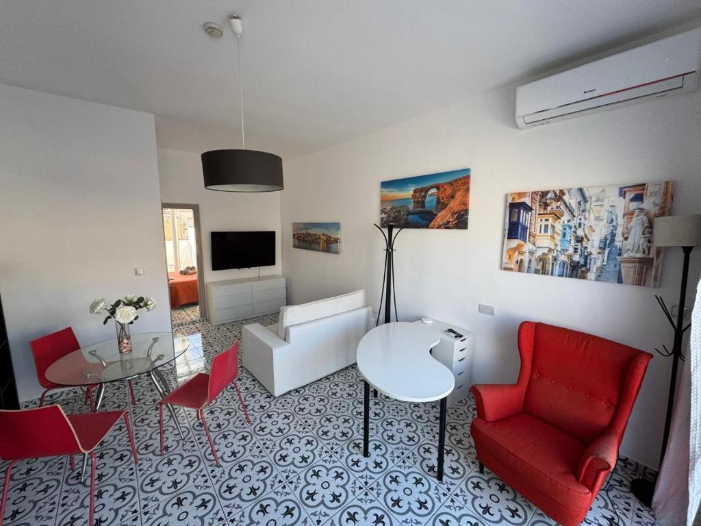 Posezení v ubytování MH Sliema by Malta Holidays