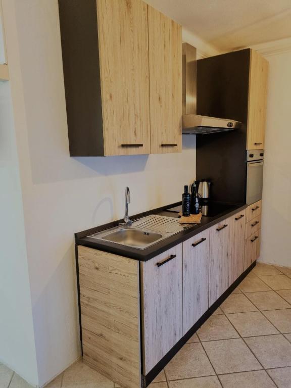 Kuchyň nebo kuchyňský kout v ubytování Agriturismo TERRANERA