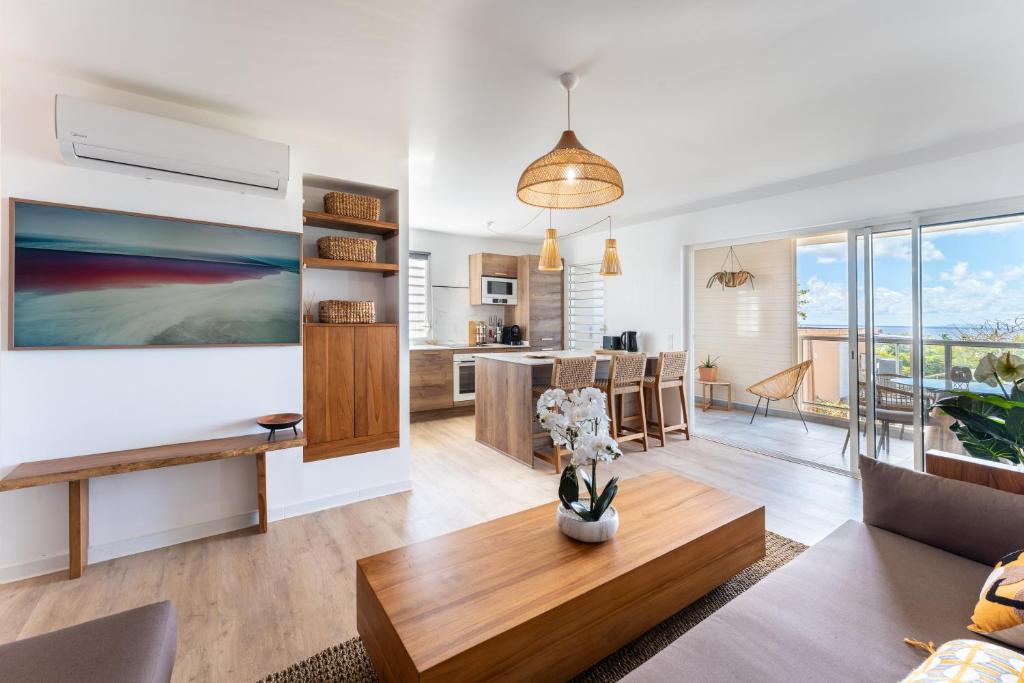 Kuchyň nebo kuchyňský kout v ubytování ONLY4VIEW Saint françois