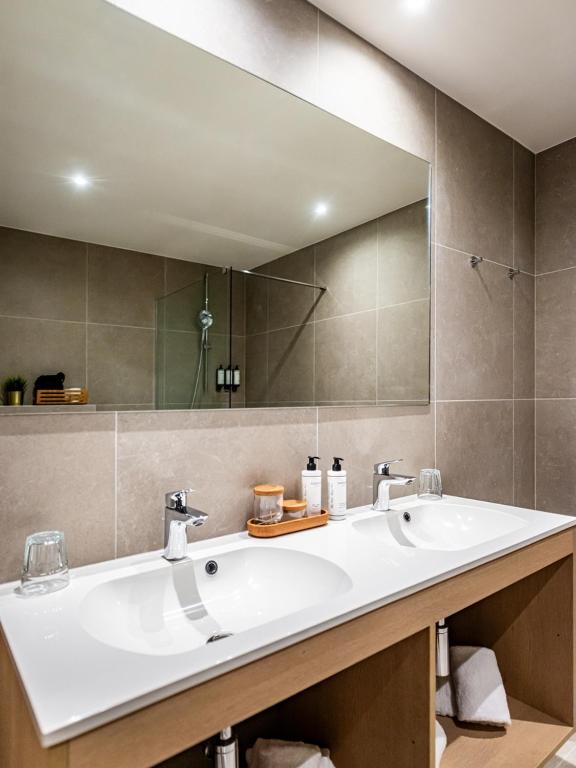 Koupelna v ubytování Bloomhotel