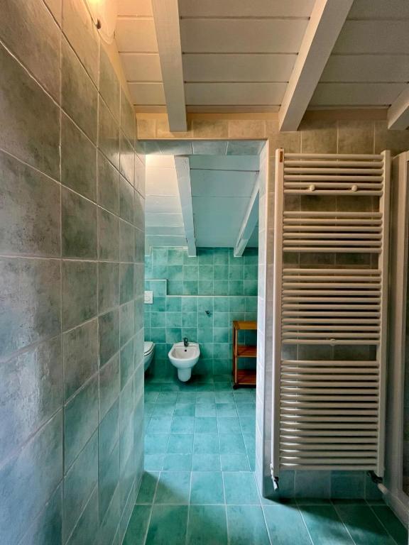 Koupelna v ubytování B&B Aria Di Lago