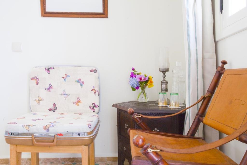 Posezení v ubytování Kasbah Rose
