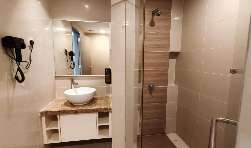 Koupelna v ubytování Premiere Hotel - Complimentary Shuttle to Klang Wholesale Market