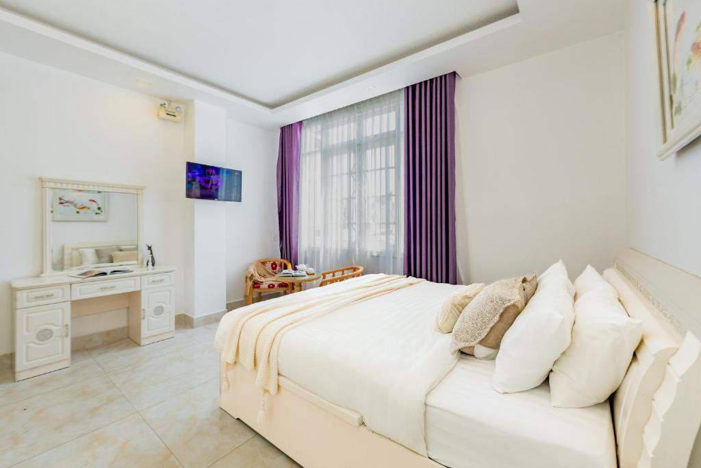 Postel nebo postele na pokoji v ubytování AM Memory Central Hotel 2