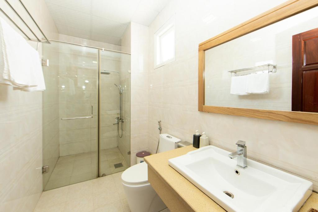 Phòng tắm tại AM Memory Central Hotel 2