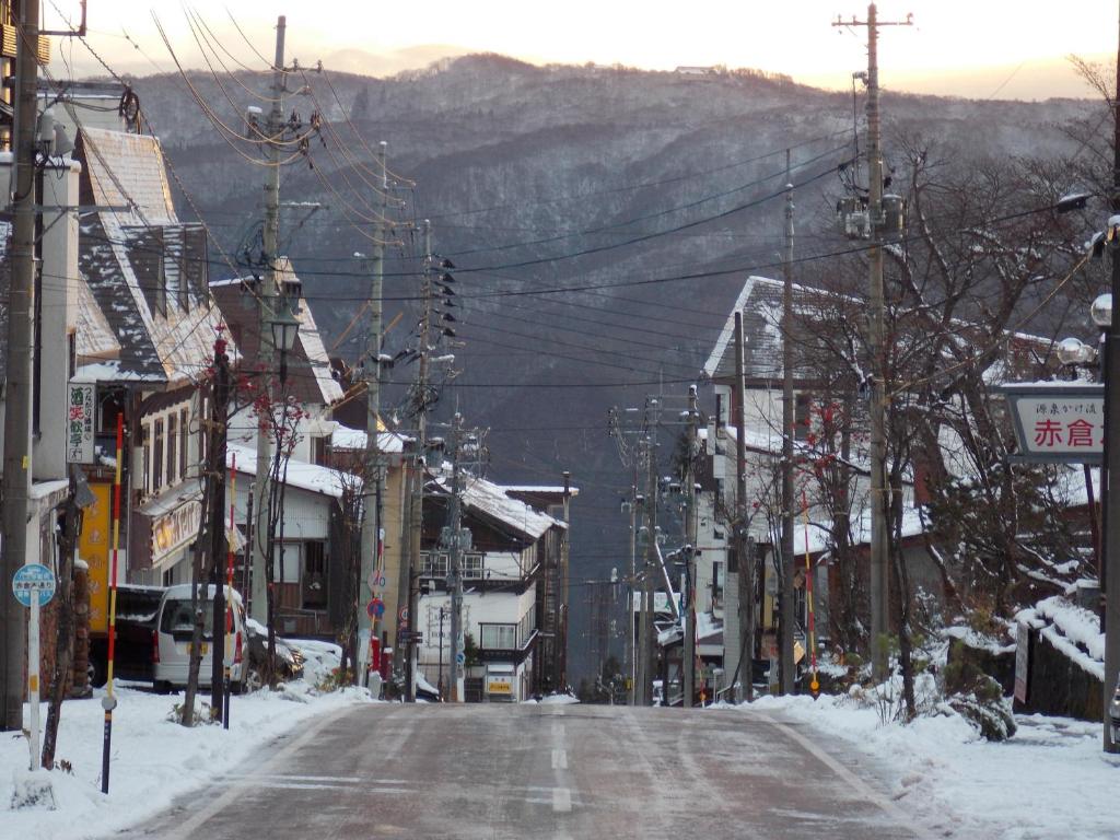 Myoko Ski Lodge in Akakura Village v zimě