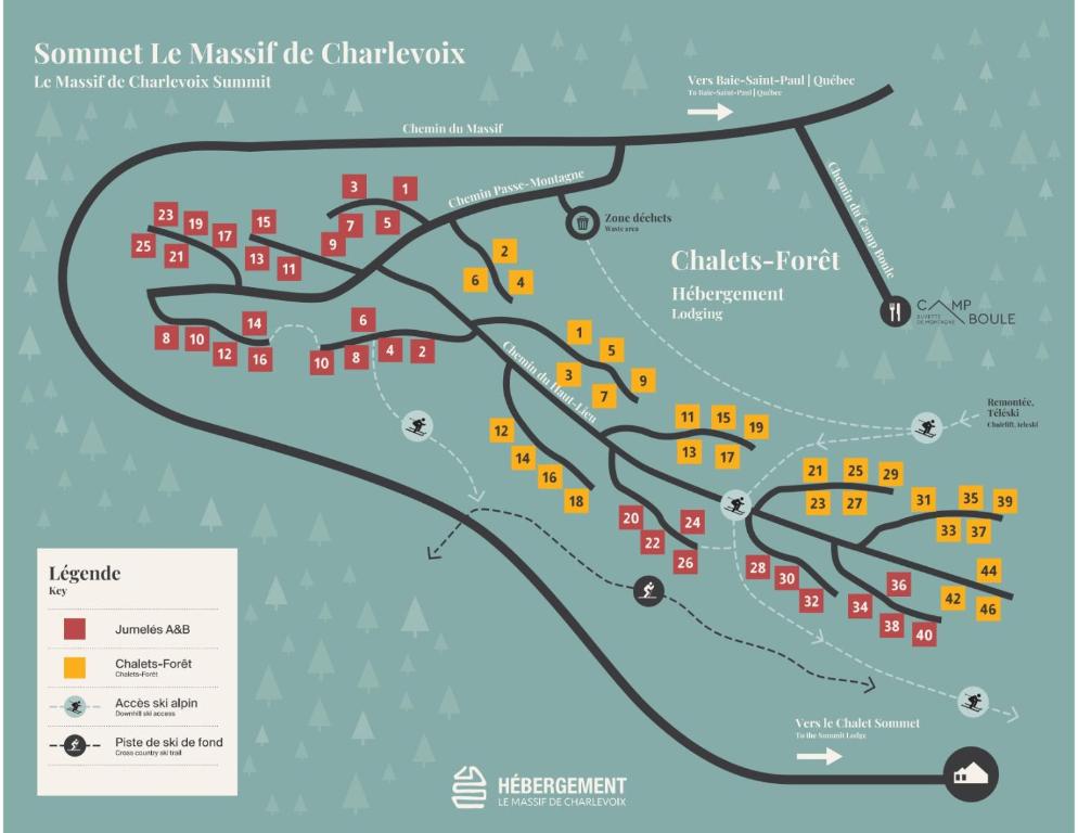 Fotografie z fotogalerie ubytování Les Chalets du Massif de Charlevoix v destinaci Petite-Rivière-Saint-Francois
