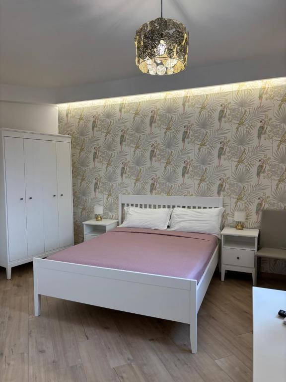 Postel nebo postele na pokoji v ubytování La terrazza della Scala