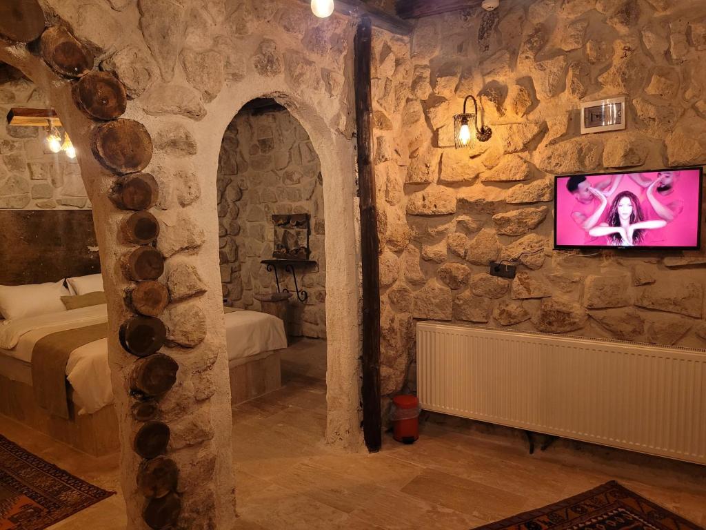 Koupelna v ubytování LA DiAS CAVE CAPPADOCİA