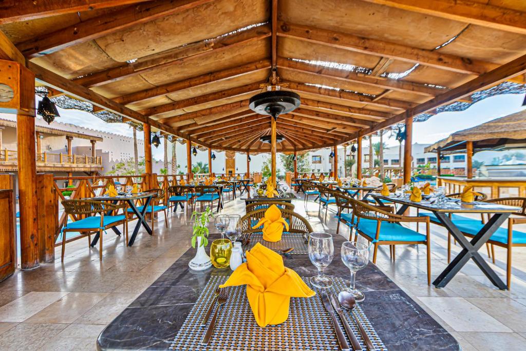 Restaurace v ubytování Ghazala Gardens