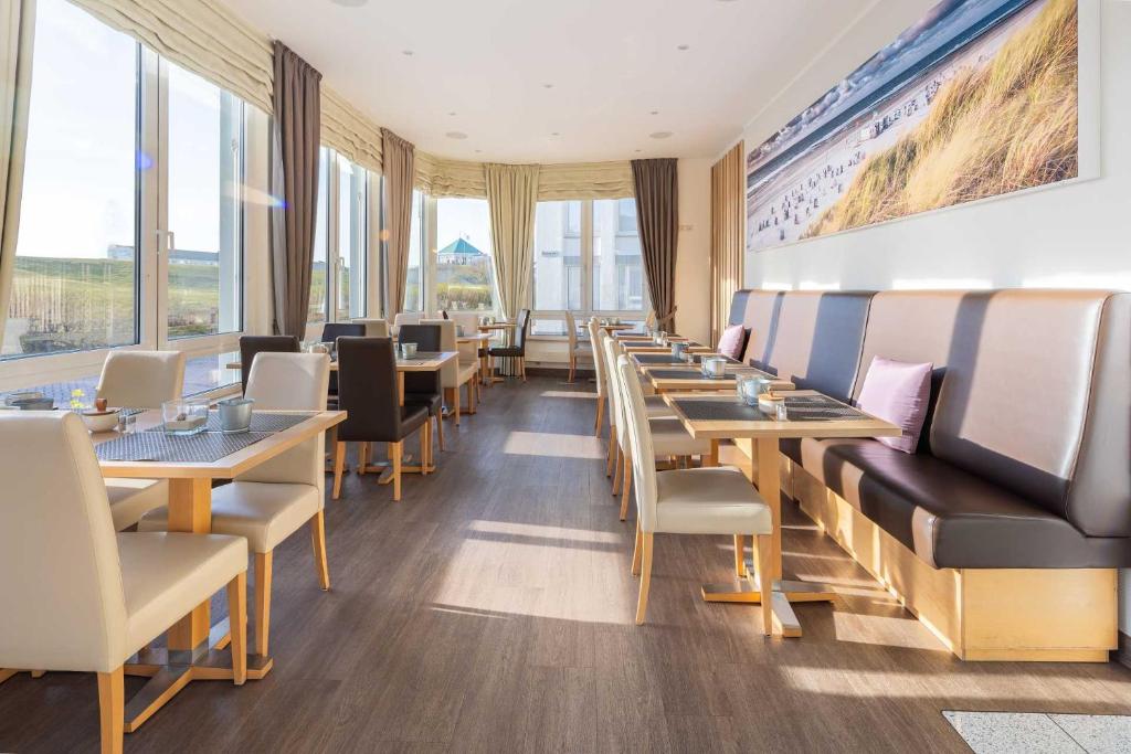 Posezení v ubytování Hotel Stranddistel