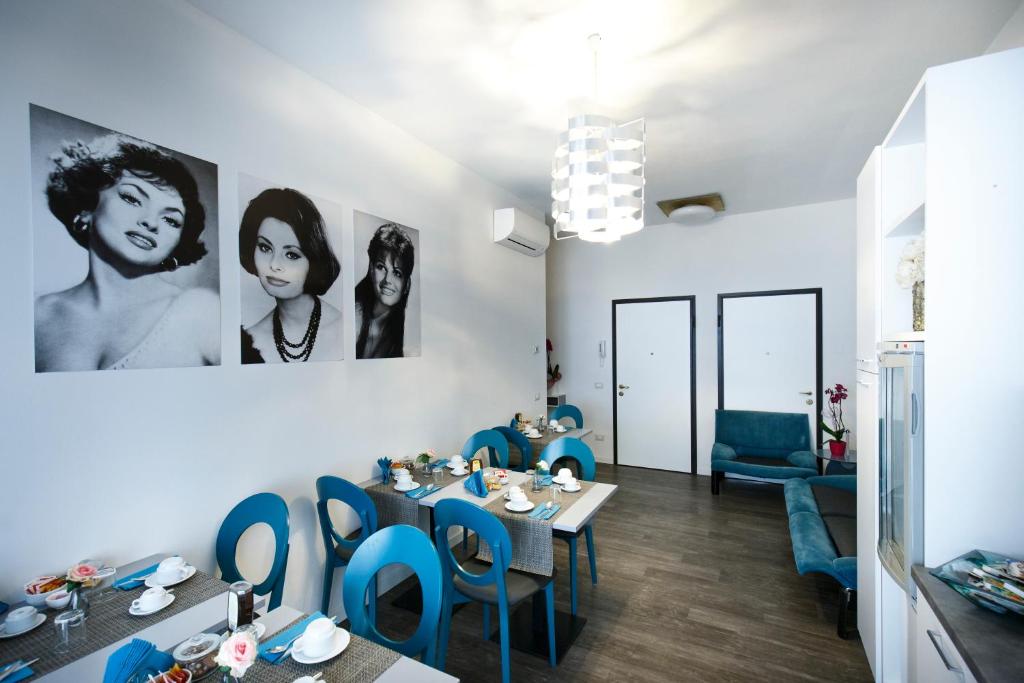 Гостиная зона в B&B Corso Diaz