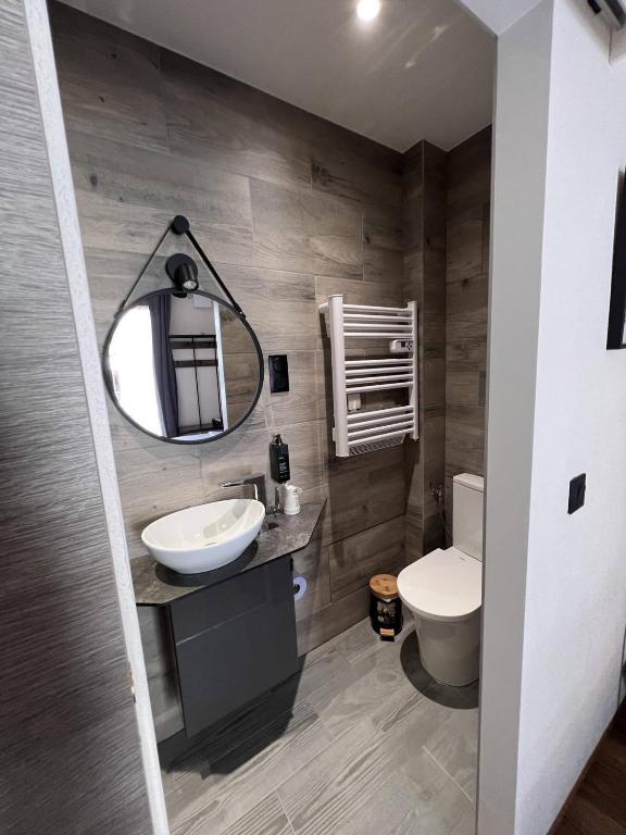 Koupelna v ubytování Au Bec Fin Hôtel