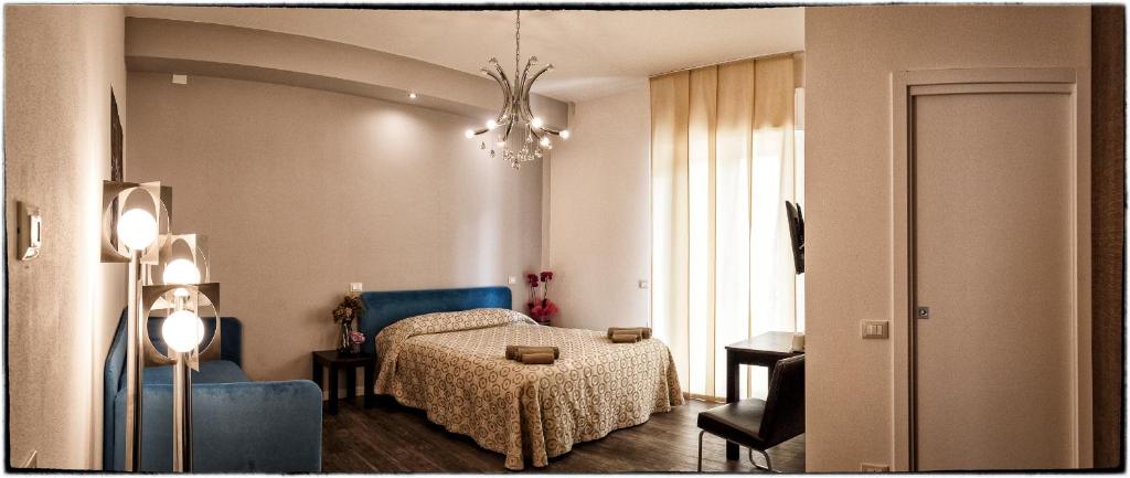 Кровать или кровати в номере B&B Corso Diaz