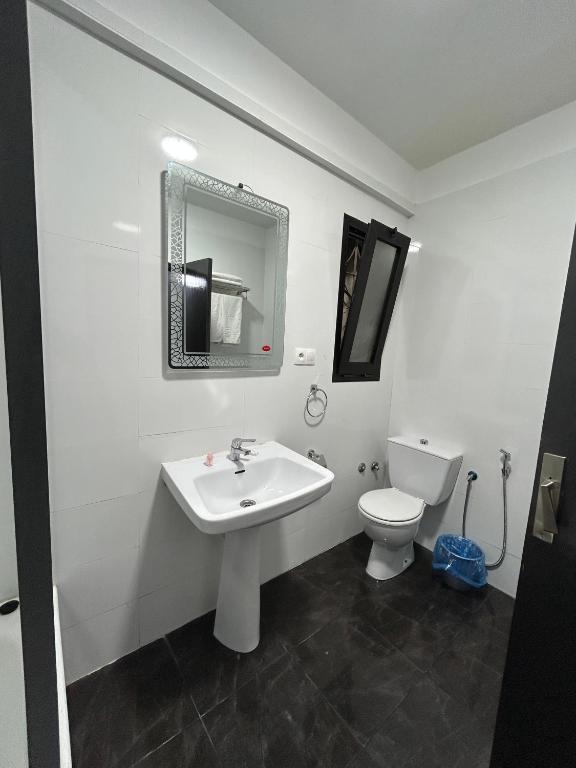 Koupelna v ubytování Crystal hotel