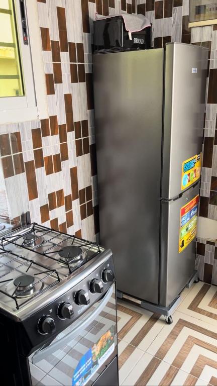 Kuchyň nebo kuchyňský kout v ubytování HOUSE of ZION