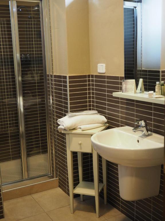 Koupelna v ubytování Santa Giulia Hotel e Residence Torino