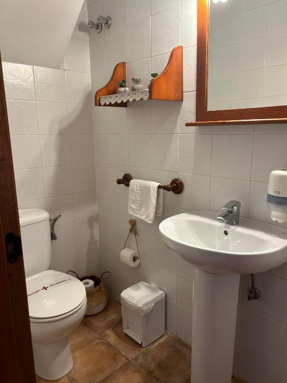 Koupelna v ubytování Apartamentos Remoña