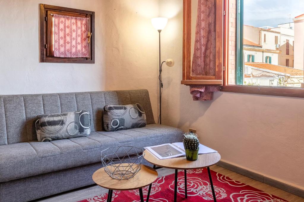 Posezení v ubytování Alguer Guest House