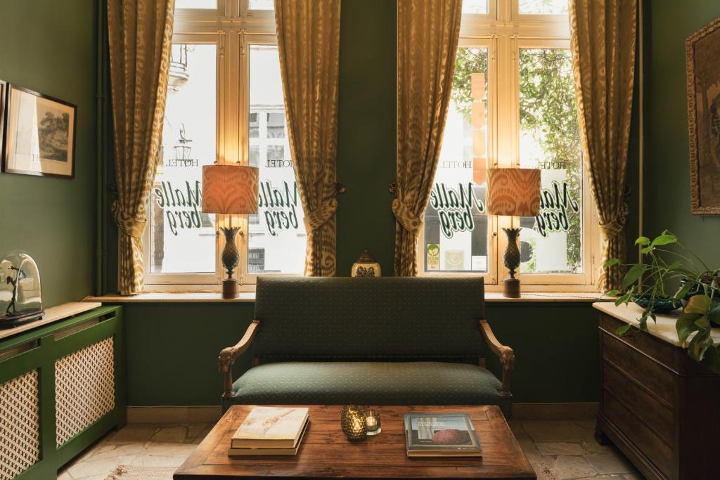 Posezení v ubytování Boutique Hotel Malleberg