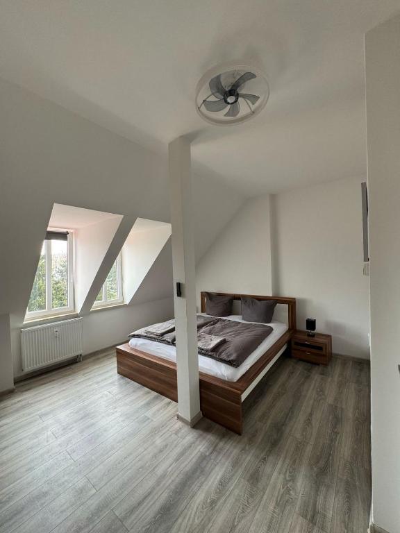 Postel nebo postele na pokoji v ubytování Cocon 1 Zetz