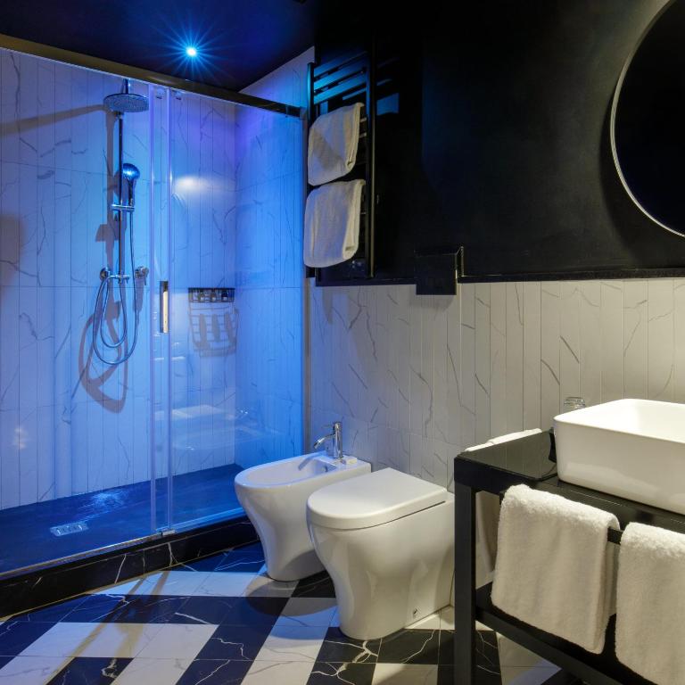 Koupelna v ubytování Hotel Monte Cenci