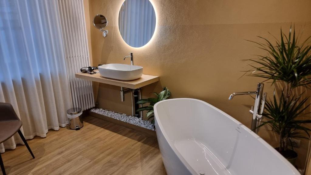 Koupelna v ubytování Albergo Trieste Boves - Ricetto Suite