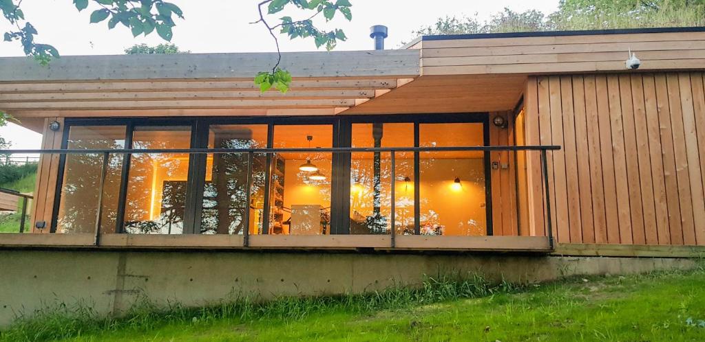 Zahrada ubytování Kingfisher Lodge