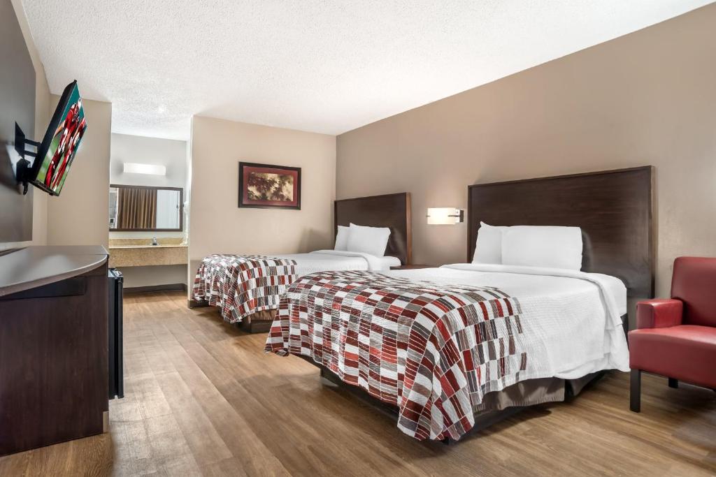 Red Roof Inn Montgomery - Midtown - Quarto Deluxe Com 2 Camas De Casal - Não Fumantes