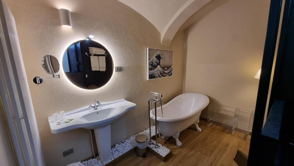 Koupelna v ubytování Albergo Trieste Boves - Ricetto Suite