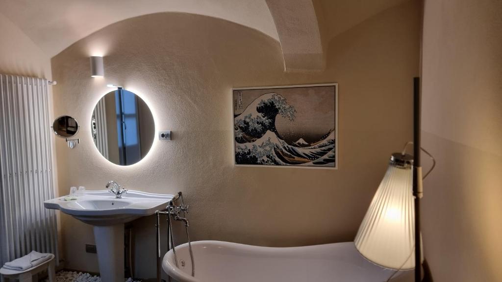 Koupelna v ubytování Albergo Trieste Boves - Ricetto Suite