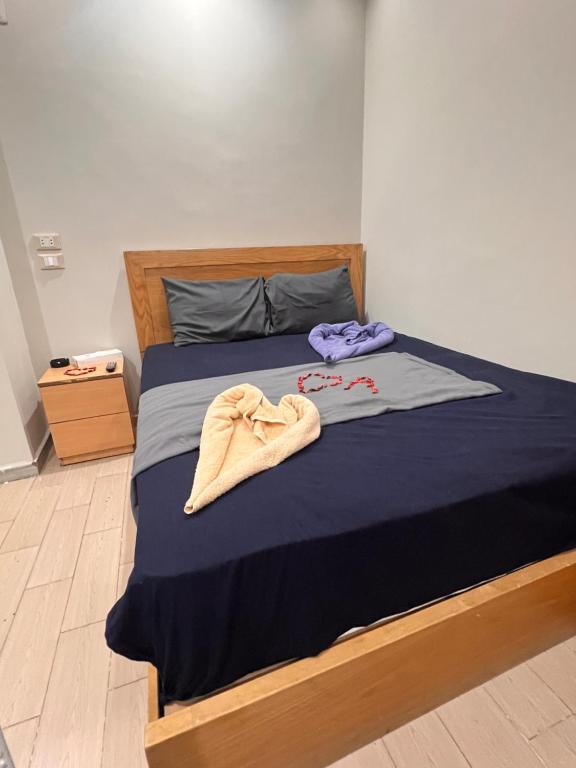 Postel nebo postele na pokoji v ubytování Imhotep Pyramids Hotel