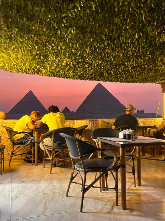 Restaurace v ubytování Imhotep Pyramids Hotel