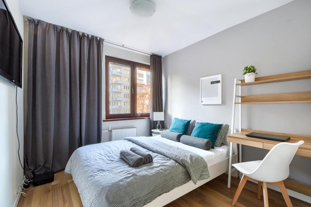 Posteľ alebo postele v izbe v ubytovaní Śliska Residence
