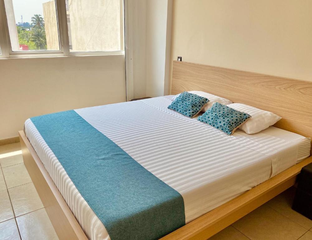 Postel nebo postele na pokoji v ubytování FRENTE PLAYA vista al mar, PISCINA DE USO EXCLUSIVO