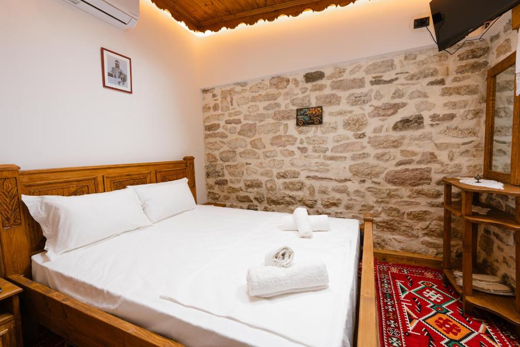 Postel nebo postele na pokoji v ubytování Vila 24
