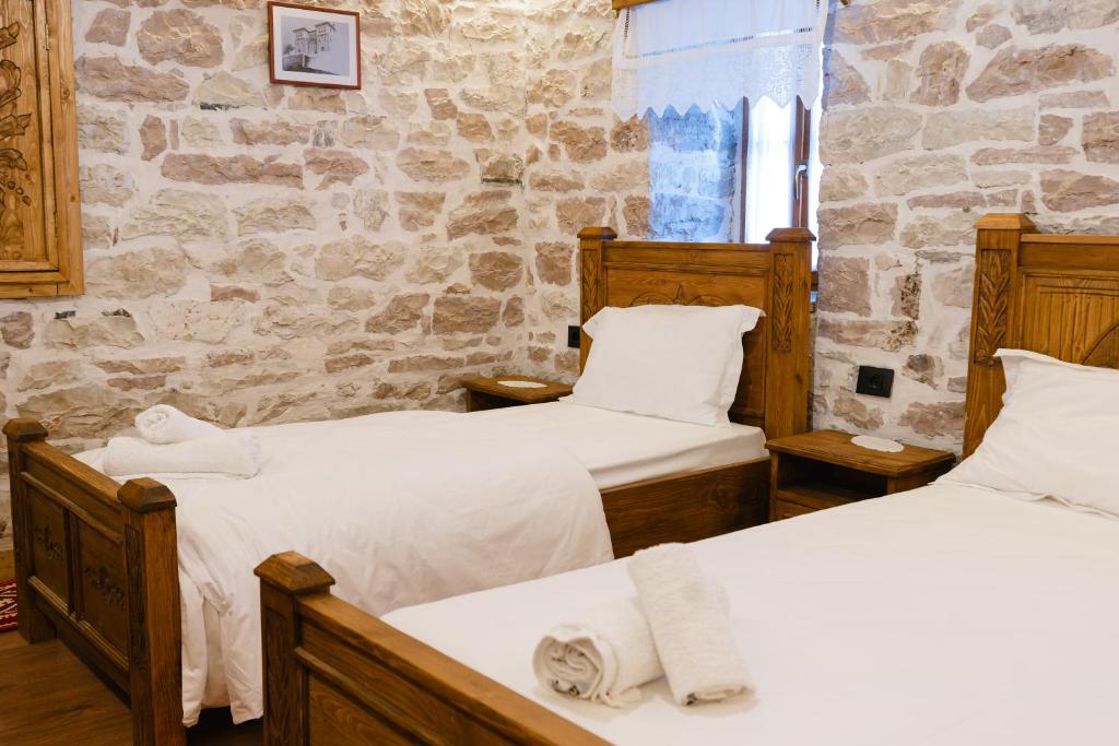 Postel nebo postele na pokoji v ubytování Vila 24