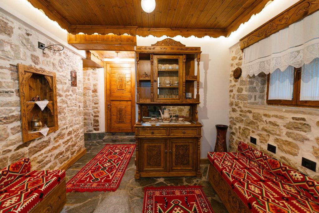 Kuchyň nebo kuchyňský kout v ubytování Vila 24