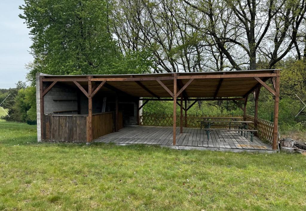 Zahrada ubytování Letní Apartmány Nežárka