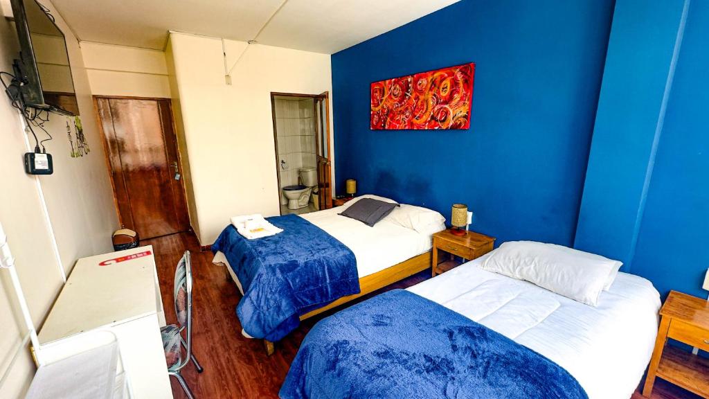 Lobo Hostel La Pazにあるベッド